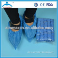 Disposable waterproof blue PE plastic overshoe shoe covers